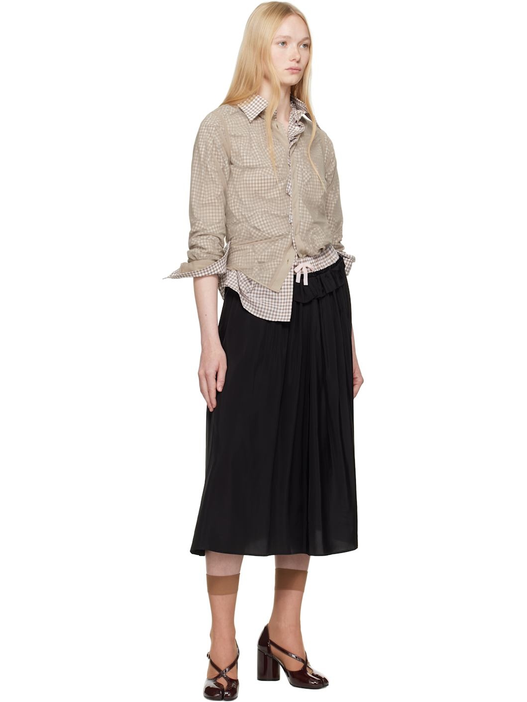 スカート MMF224 ANONYMITY OF THE LINING SKIRT Maison Margiela Anonymity of the lining skirt | REVERSIBLE