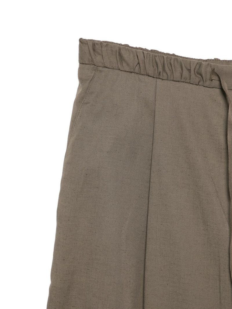 drawstring pleated palazzo pants 3