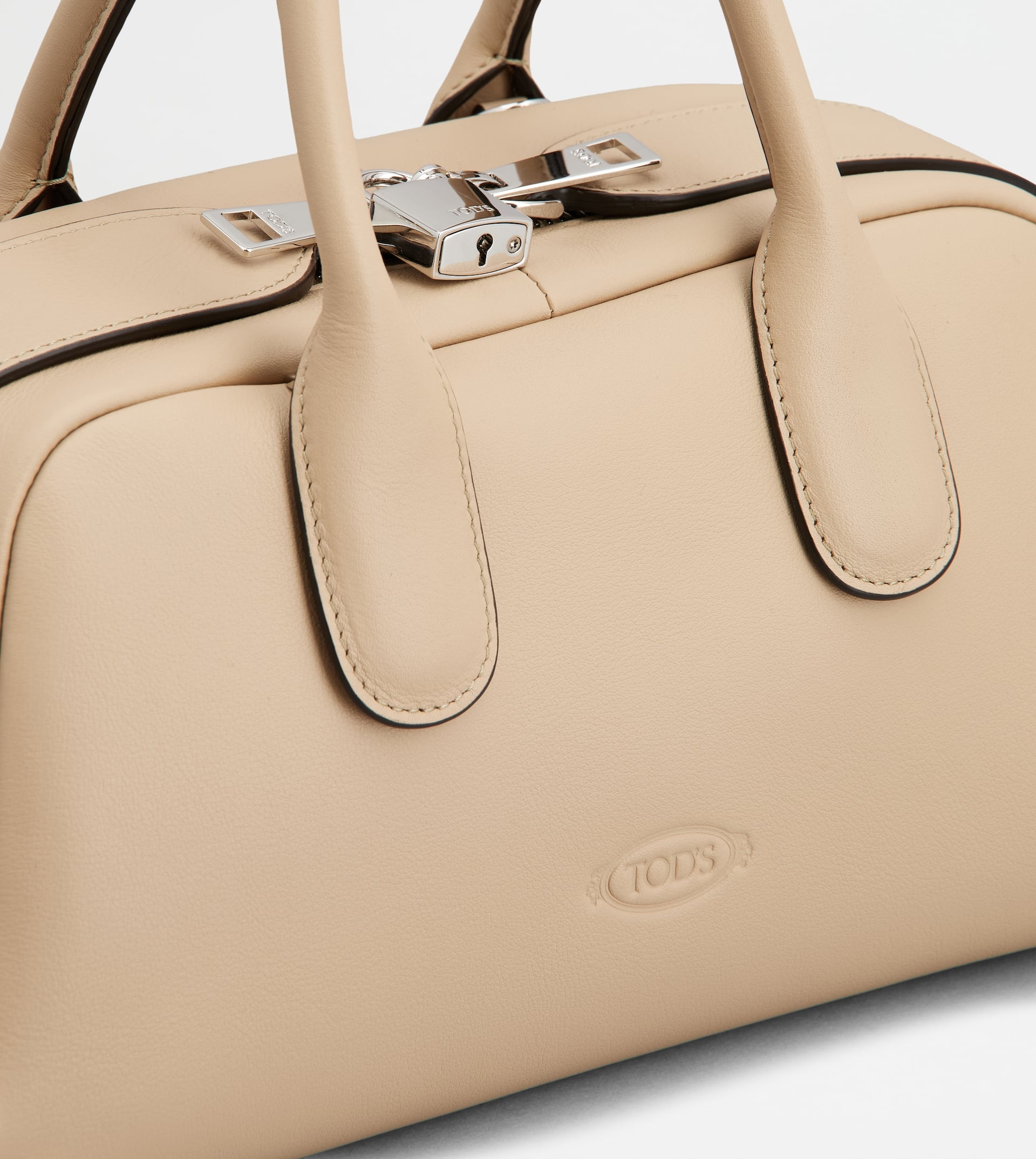TOD'S DARSENA IN LEATHER SMALL - BEIGE - 6