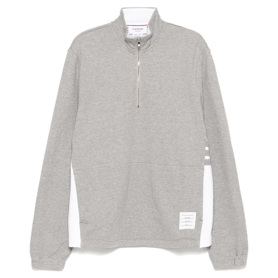 Classic 4-Bar Jersey Half Zip Pullover - 1