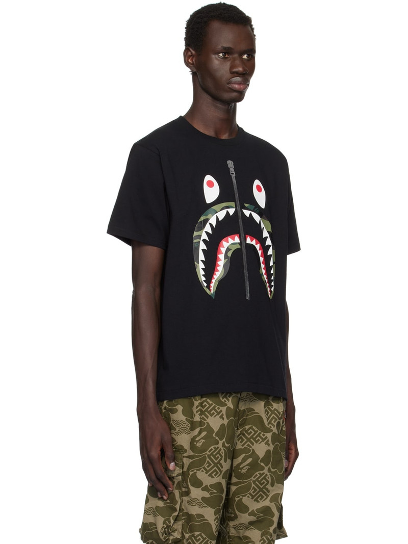 A BATHING APE® Black 1st Camo Shark T-shirt outlook