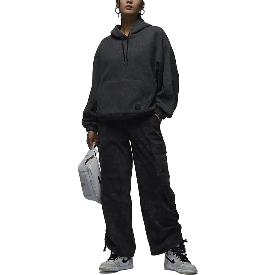 (WMNS) Air Jordan Chicago Corduroy Pants 'Black' FD8210-010 - 1