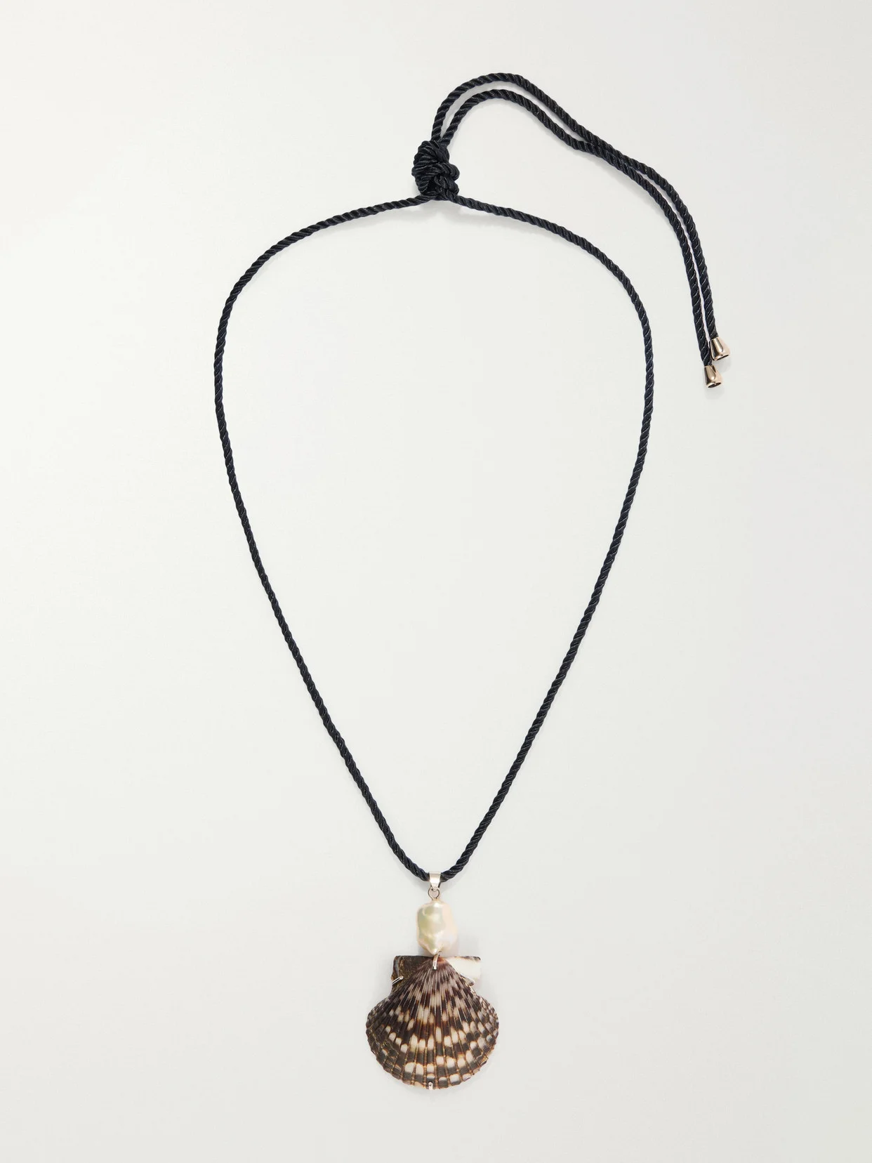 Rhodes Silver-tone Shell Necklace - 1