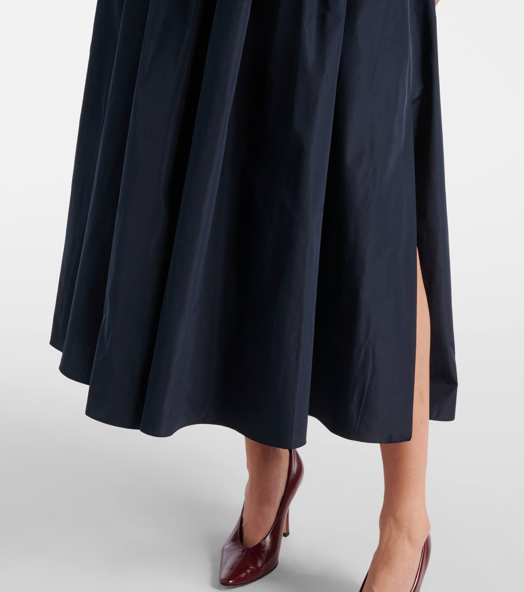 Jokey pleated taffeta midi skirt - 5