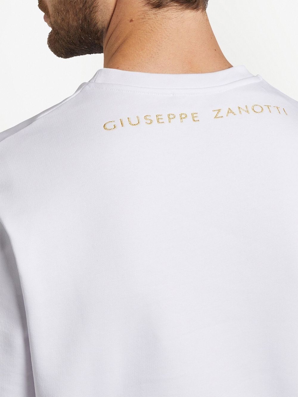 logo cotton sweatshirt - 5