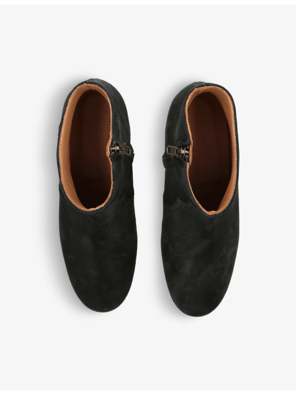 Dicker contrast-sole suede heeled ankle boots - 2