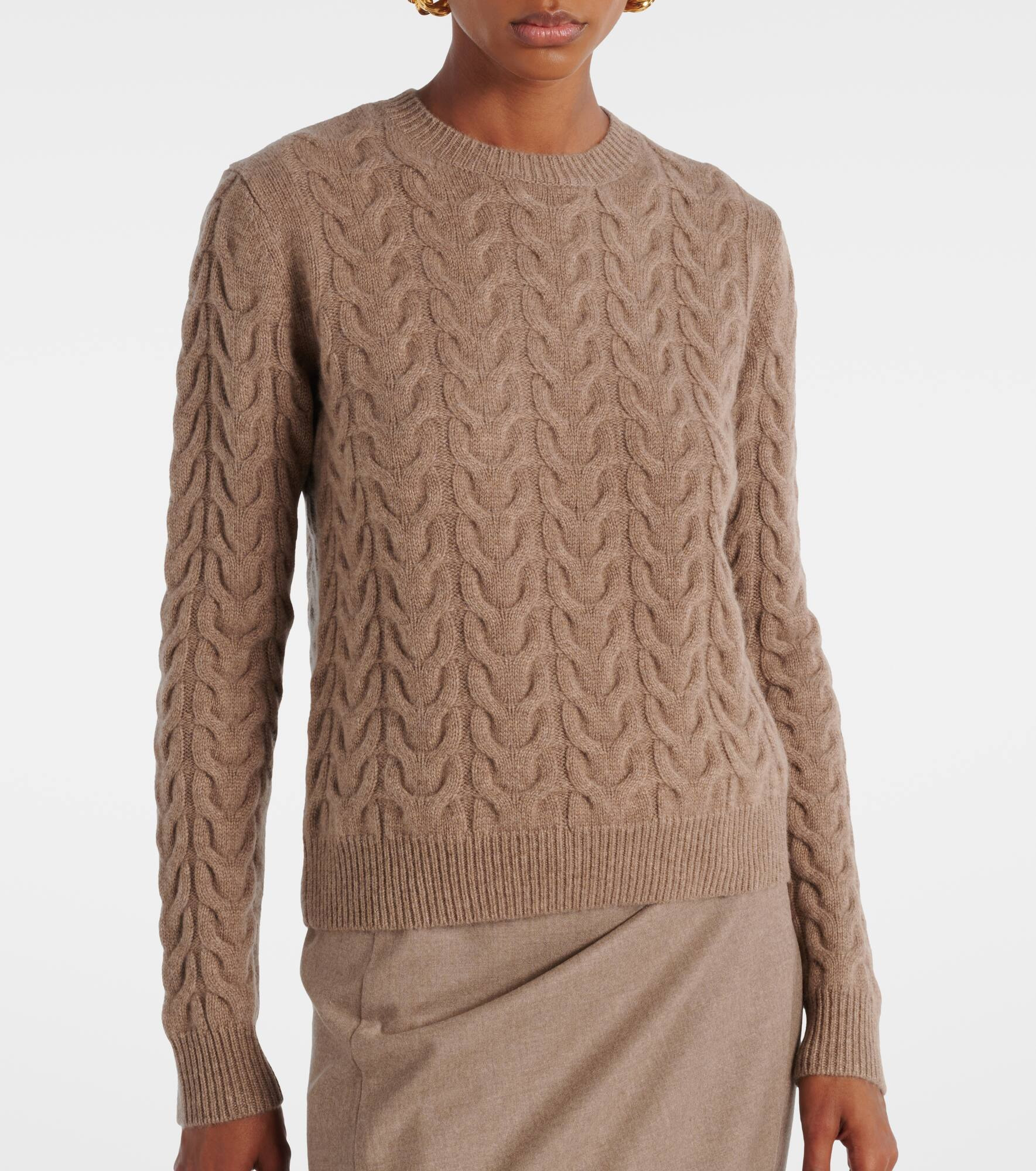Aramis cable-knit cashmere sweater - 6