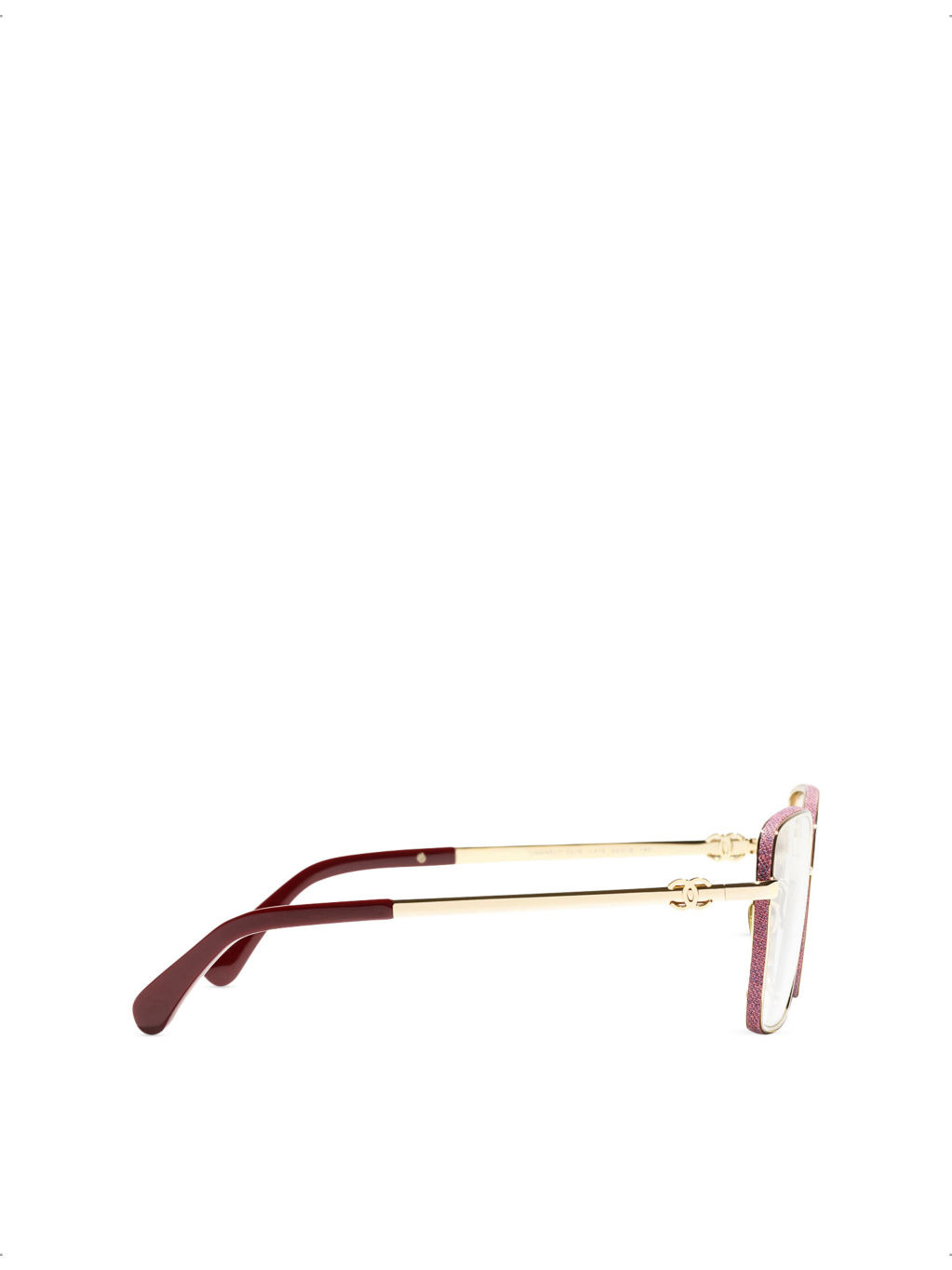 CH2219 Rectangle Metal Clear Optical Glasses - 4