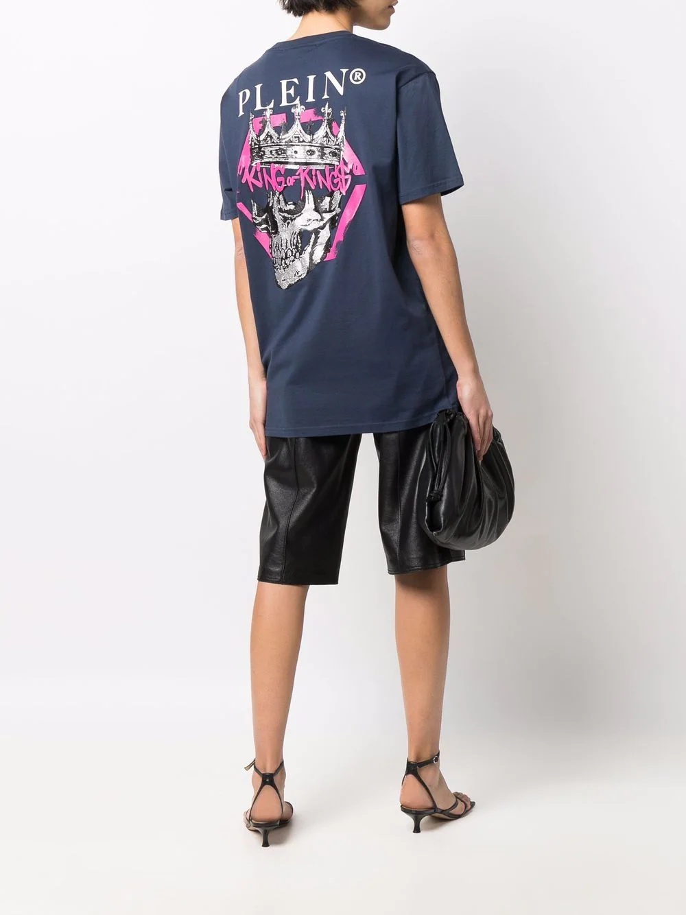 skull-graphic logo-print T-shirt - 4