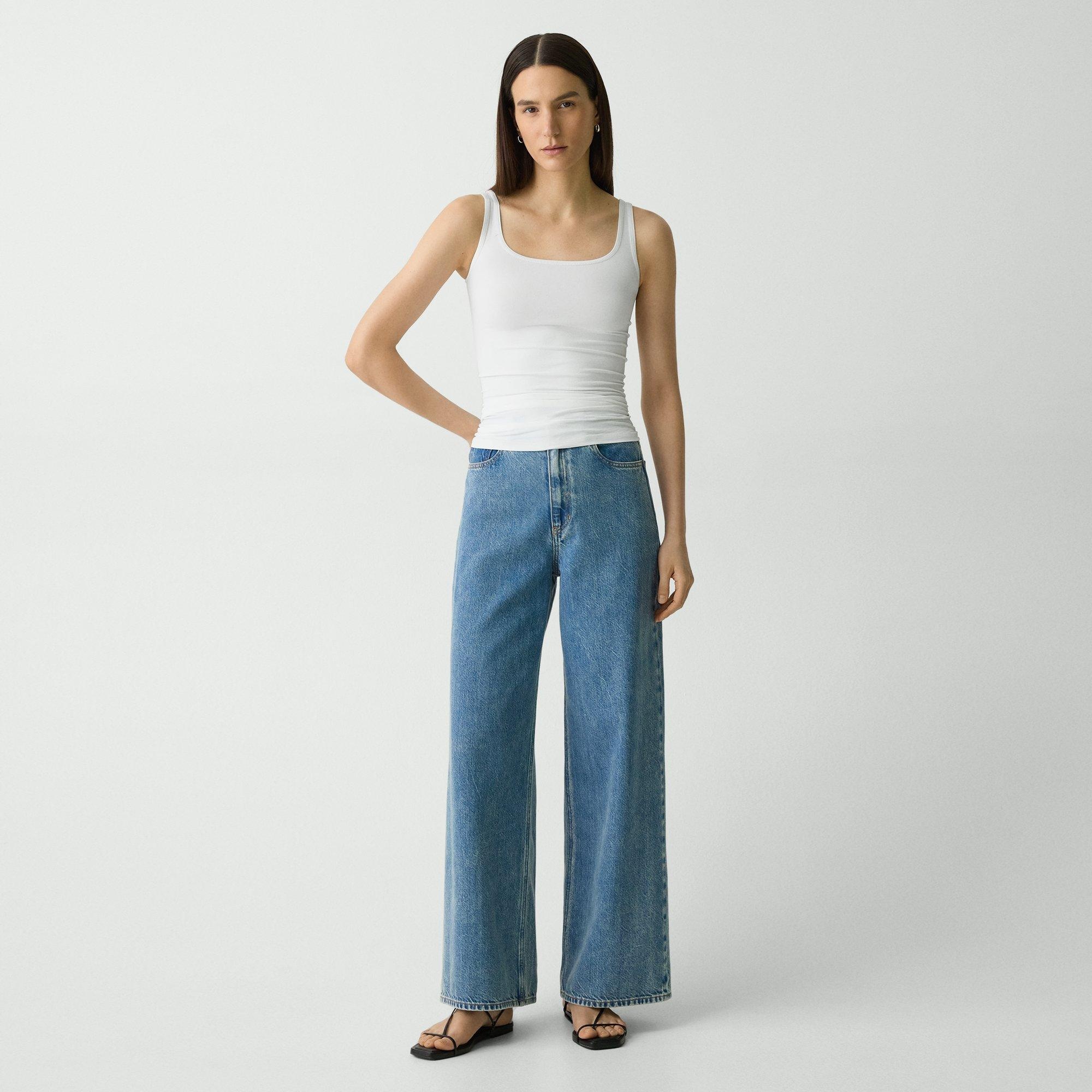 Scoop Neck Tank Top in Stretch Nylon - 6