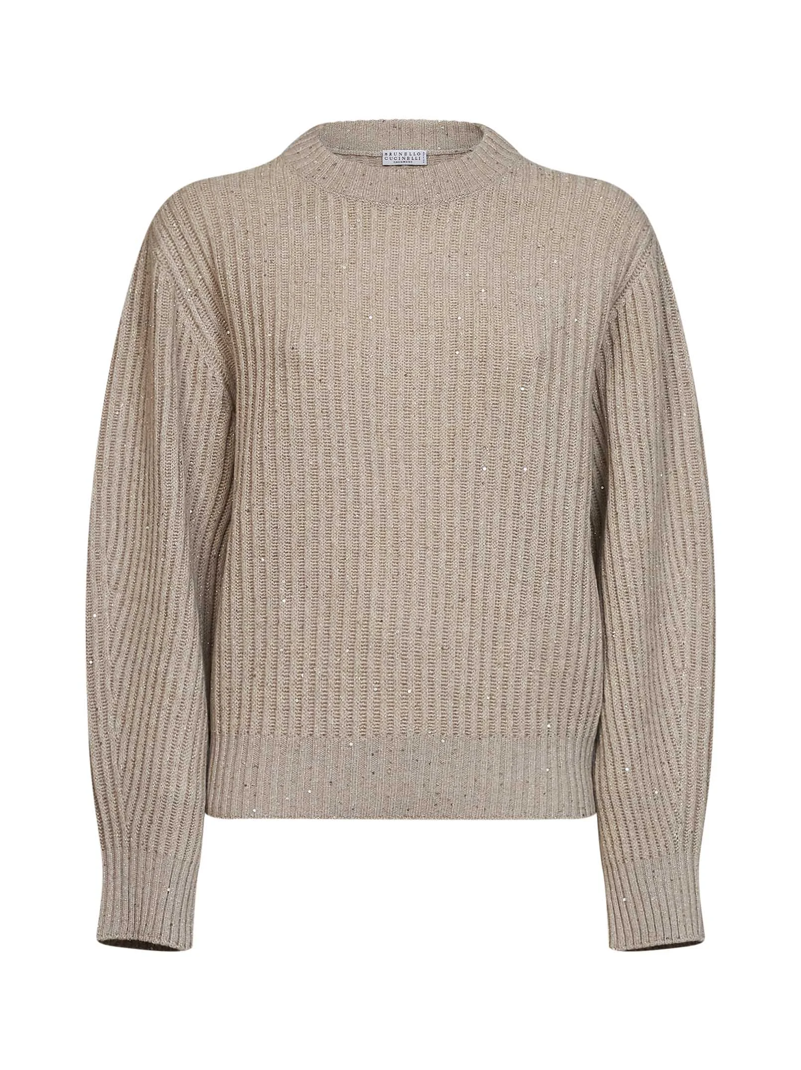 Beige Sparkling & Dazzling sweater - 1