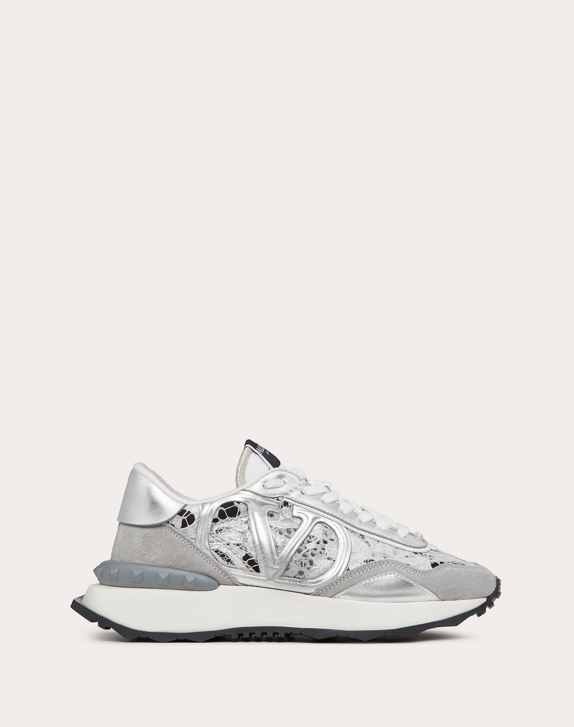 LACE AND MESH LACERUNNER SNEAKER - 1