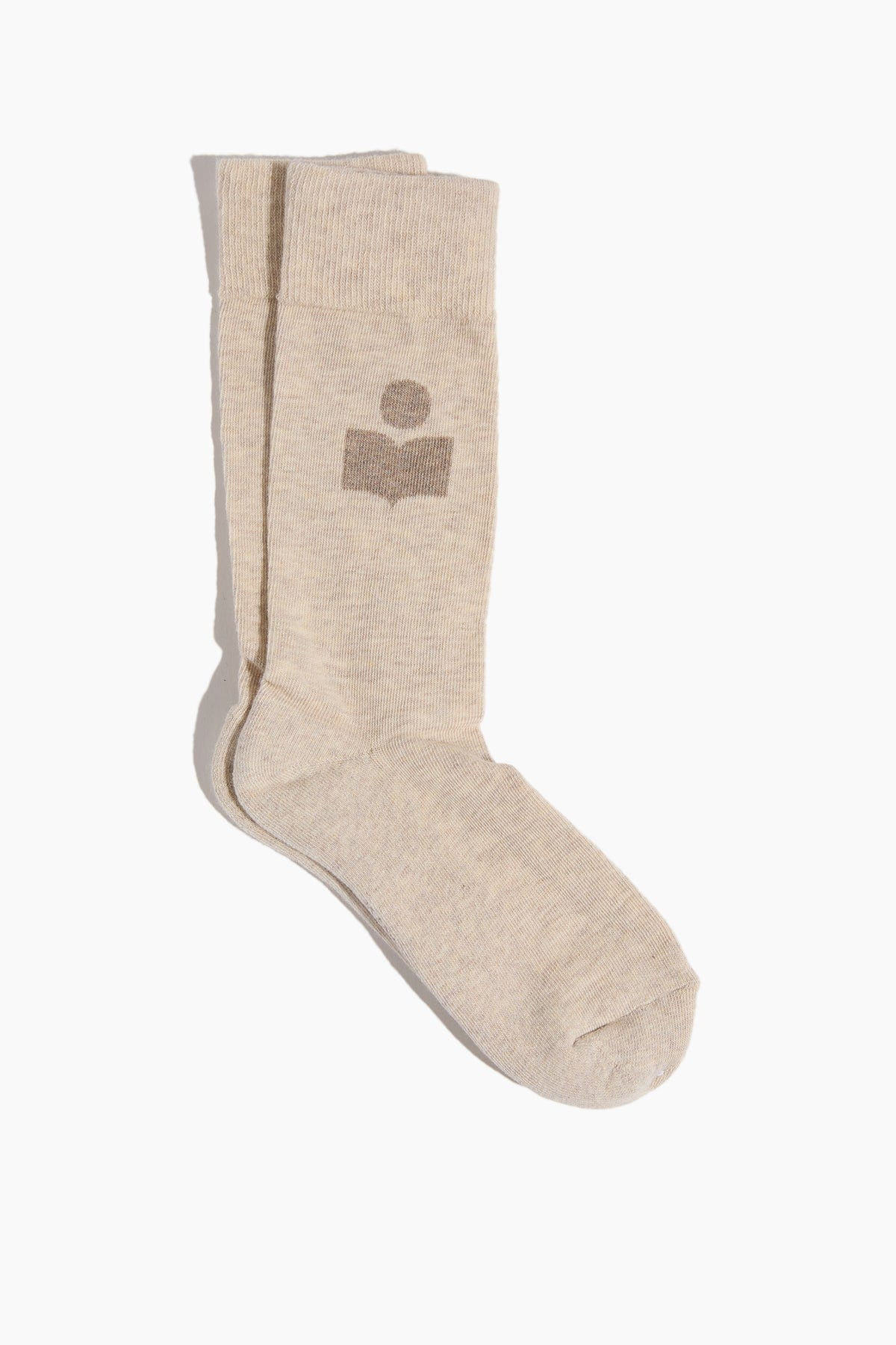 Siloki Socks in Beige - 1