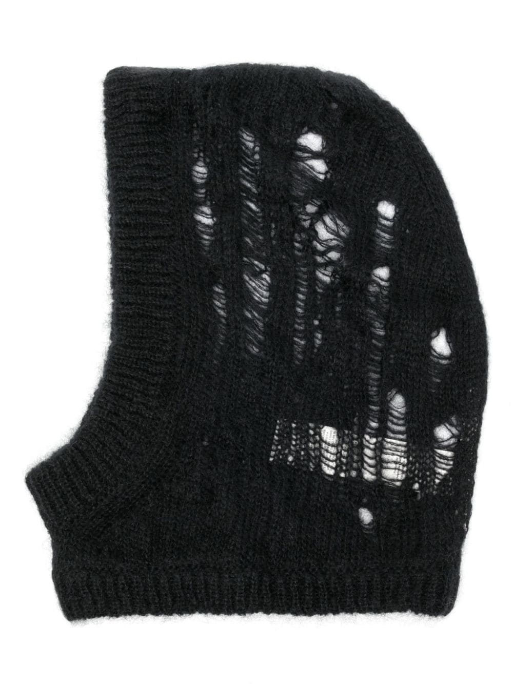 distressed knit balaclava - 1