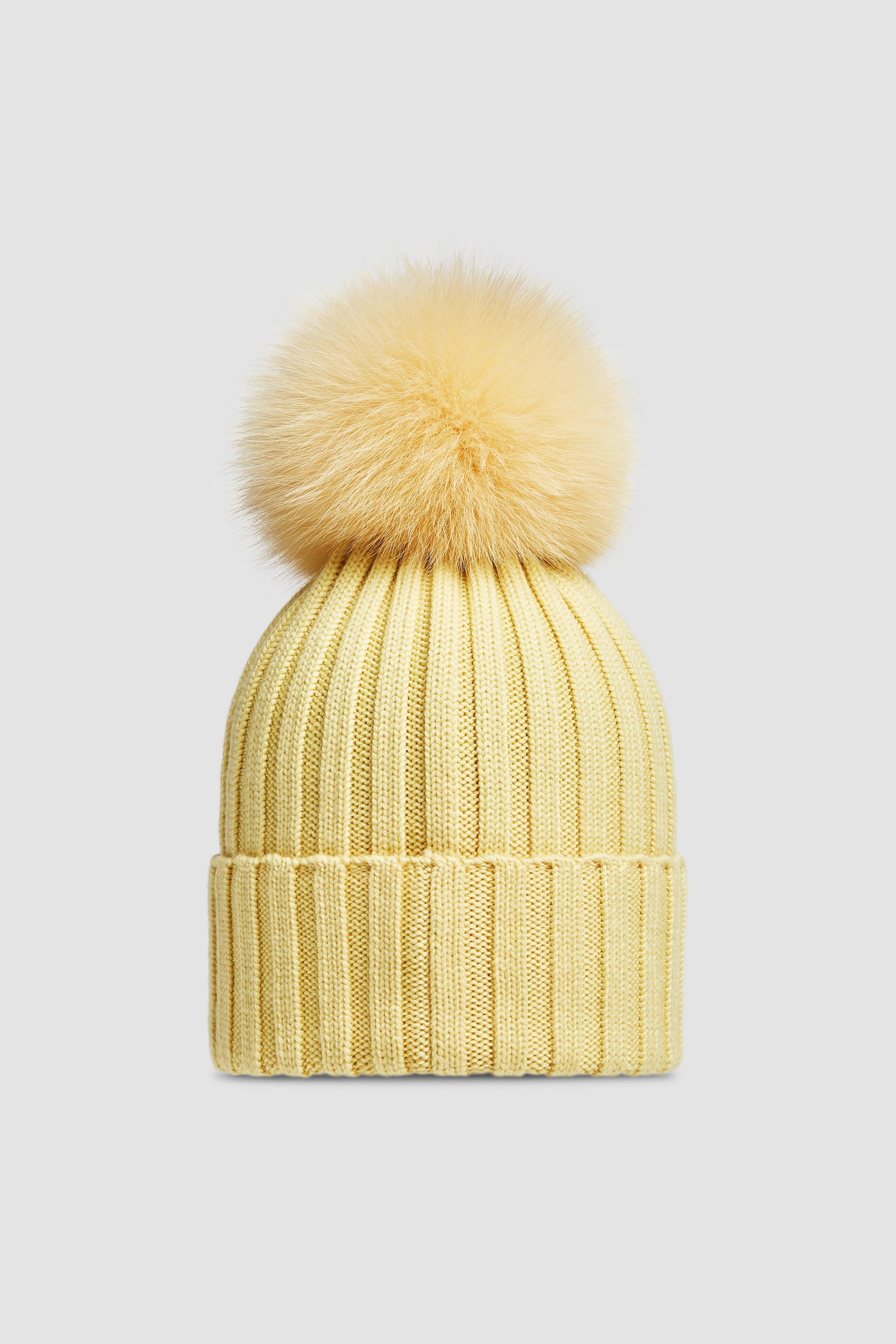 Wool Beanie with Pom Pom - 4