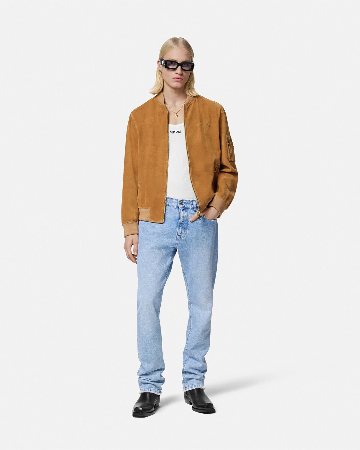 Suede Bomber Jacket - 2