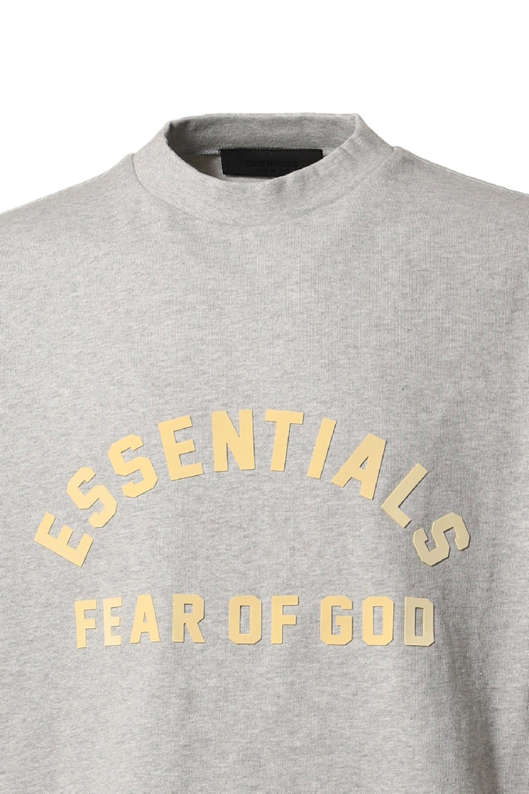 CREWNECK T-SHIRT / LIGHT HEATHER GREY - 3