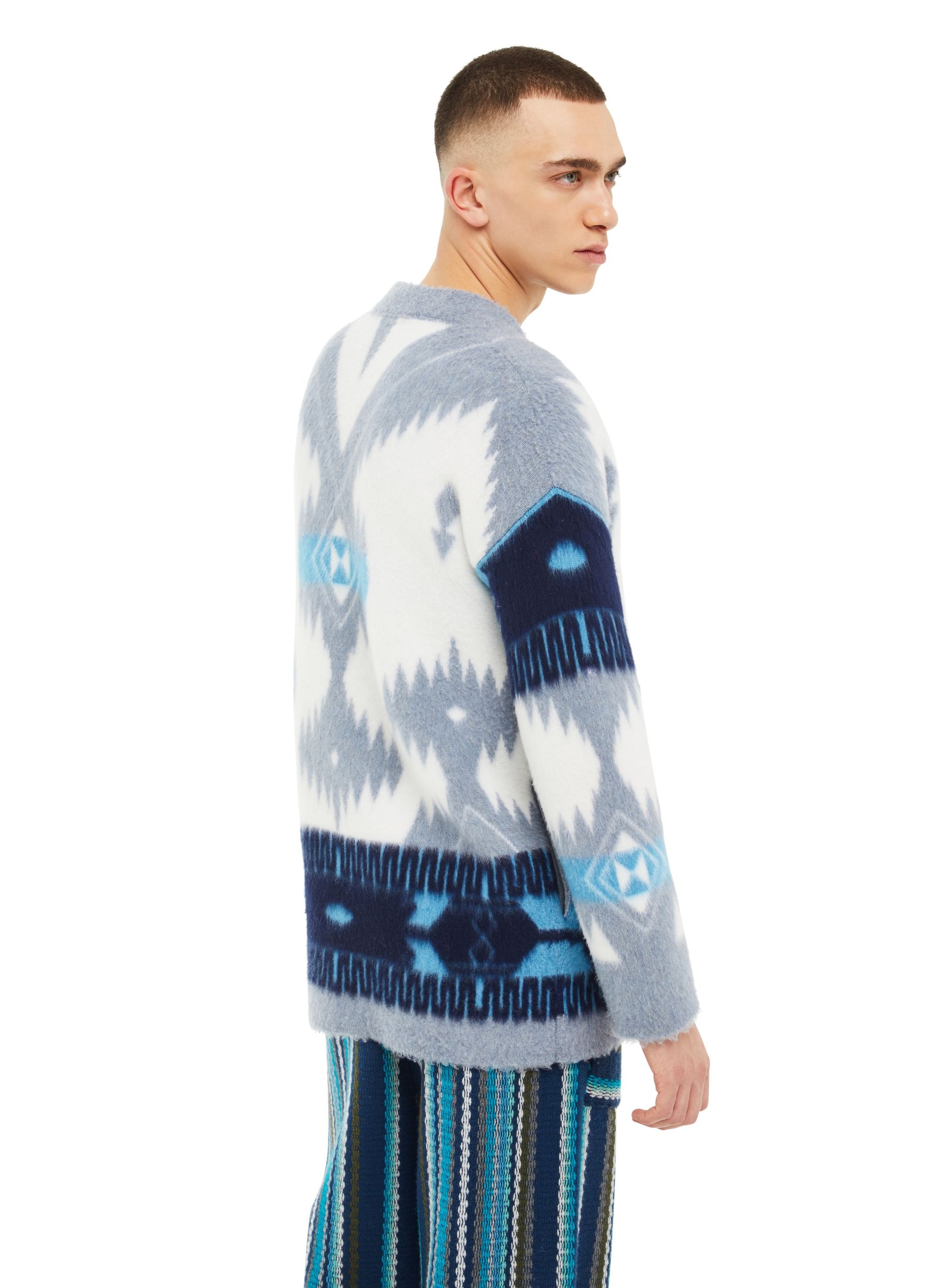 Icon Jacqurd Brushed Cardigan - 8