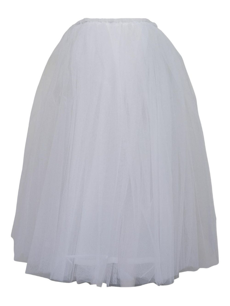 Comme des Garçons Comme des Garçons textured midi skirt outlook