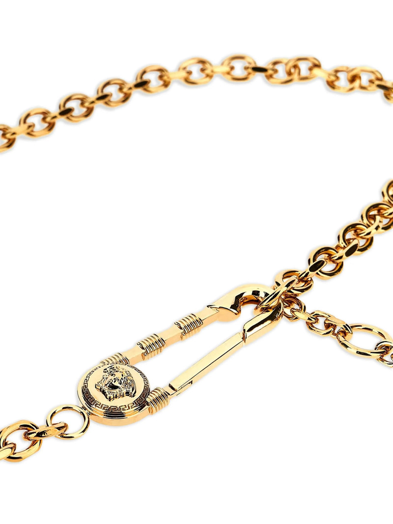 VERSACE Versace Safety Pin Chain Belt outlook