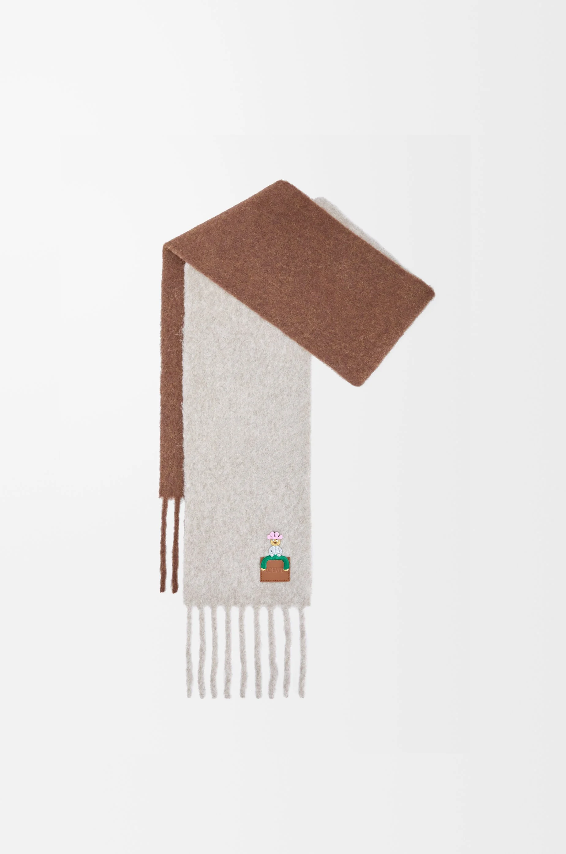 Scarf in alpaca and wool blend - 1