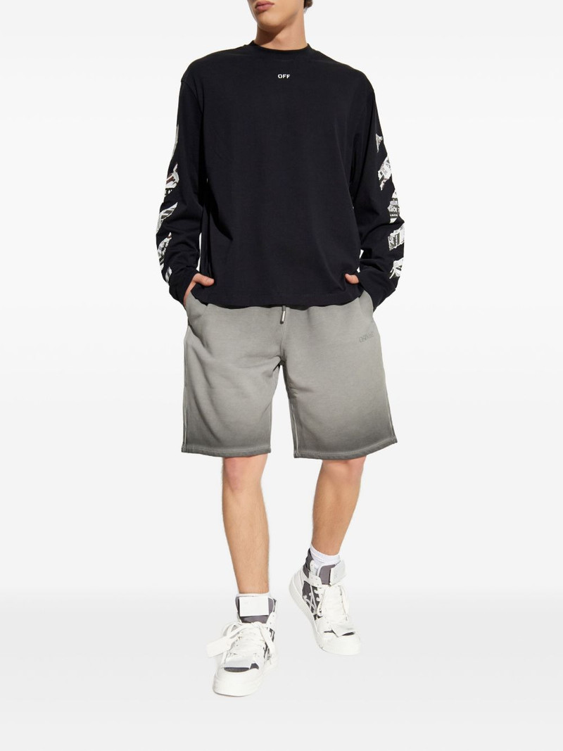 Off-White long-sleeved graphic T-shirt outlook