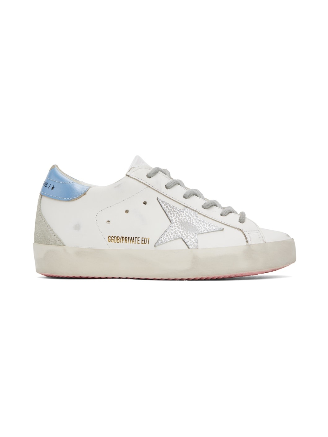 SSENSE Exclusive White Super-Star Classic Sneakers - 1