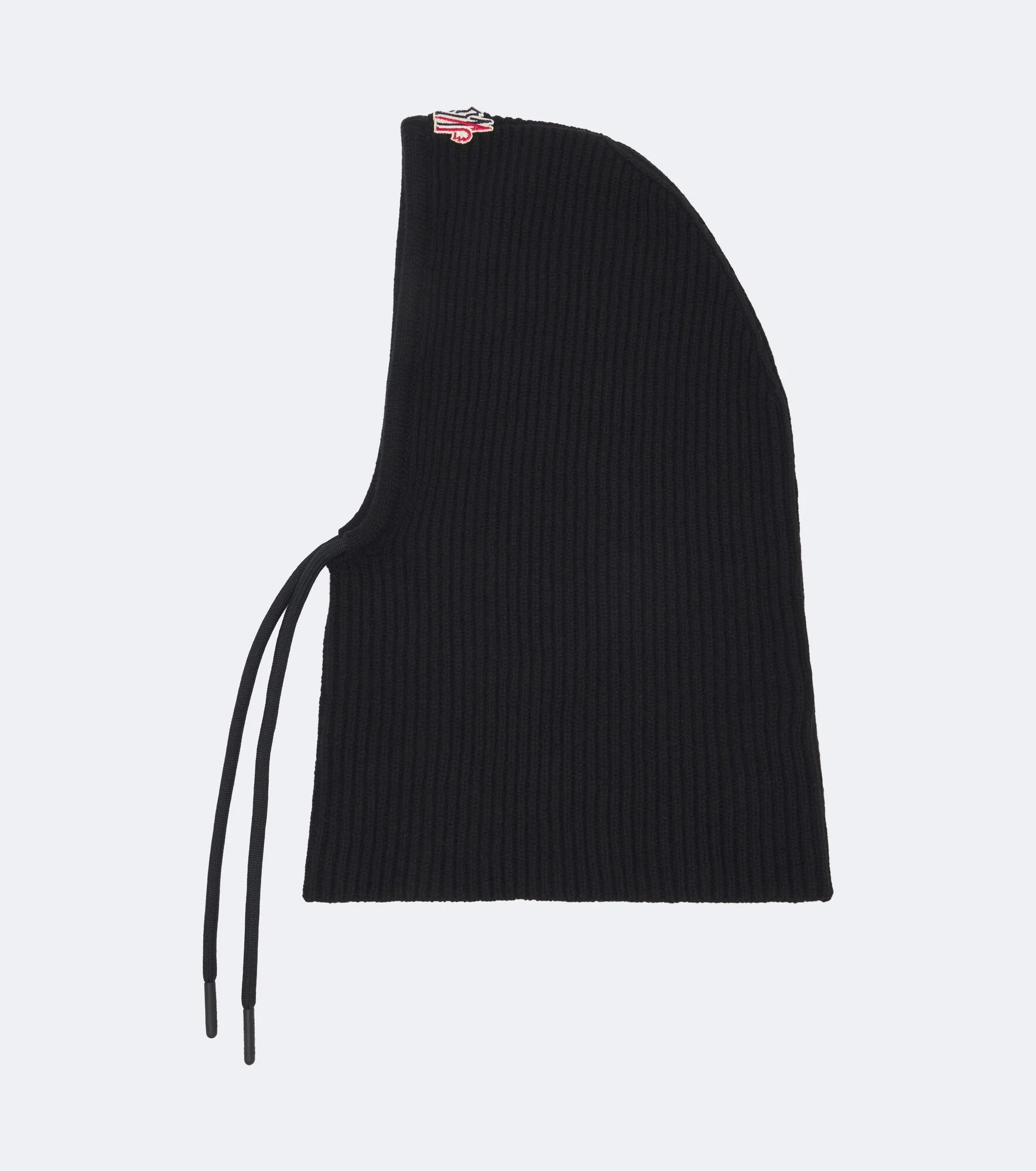 Logo ribbed-knit wool and cashmere balaclava - 1