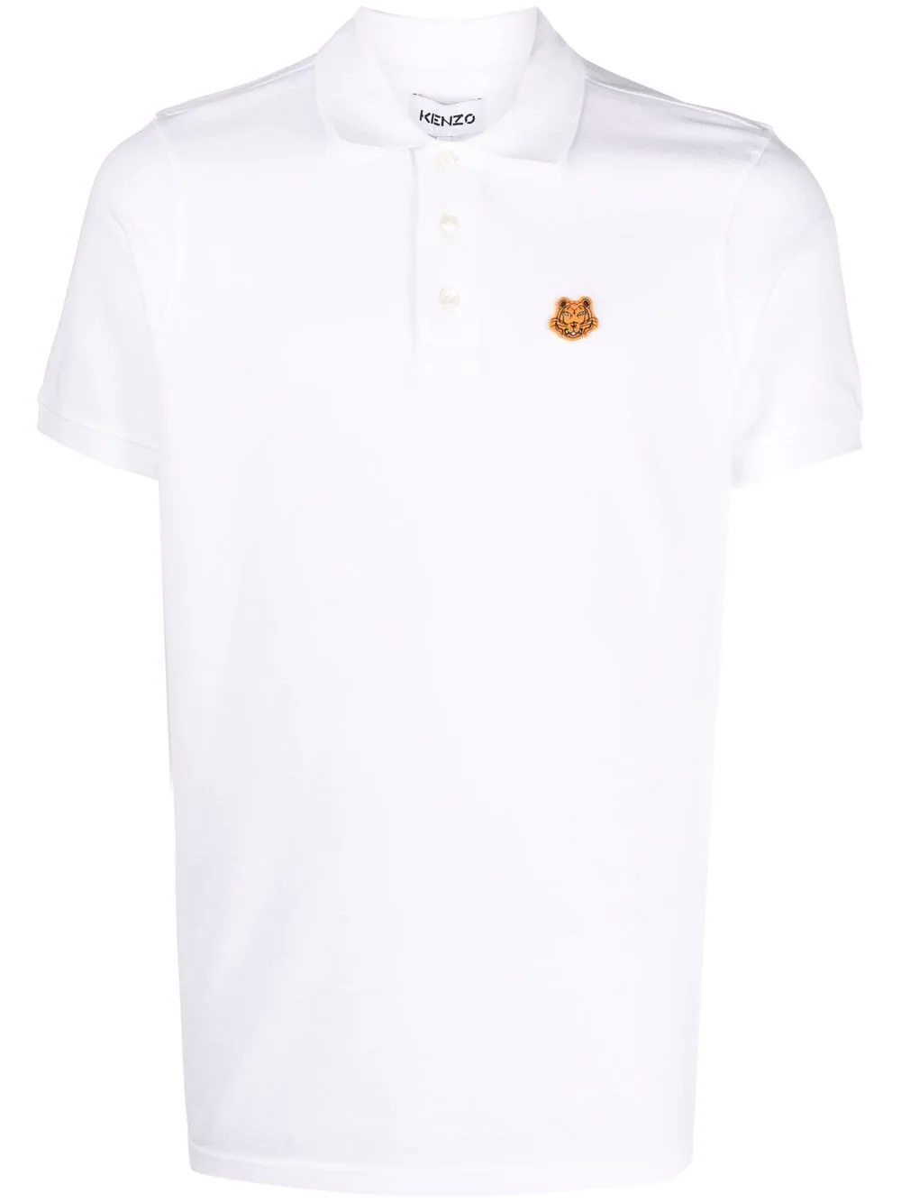 Tiger Head motif polo shirt - 1