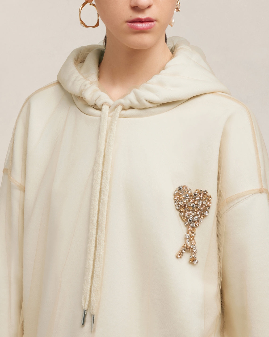 AMI DE COEUR EMBROIDERY HOODIE - 4