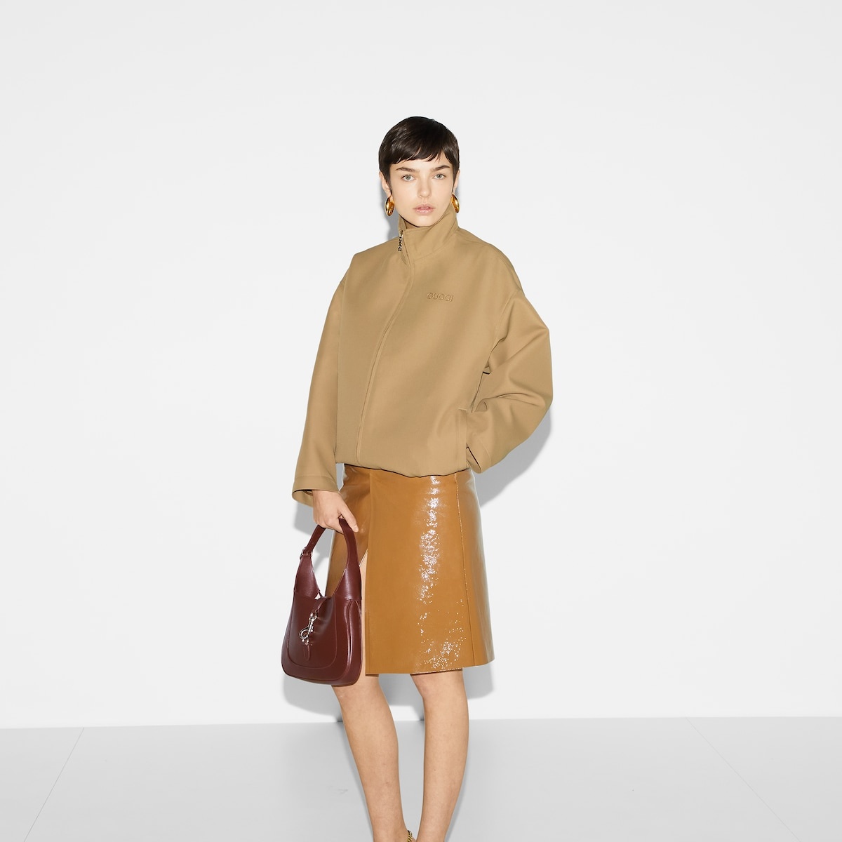 Acetate Gabardine bomber jacket - 7