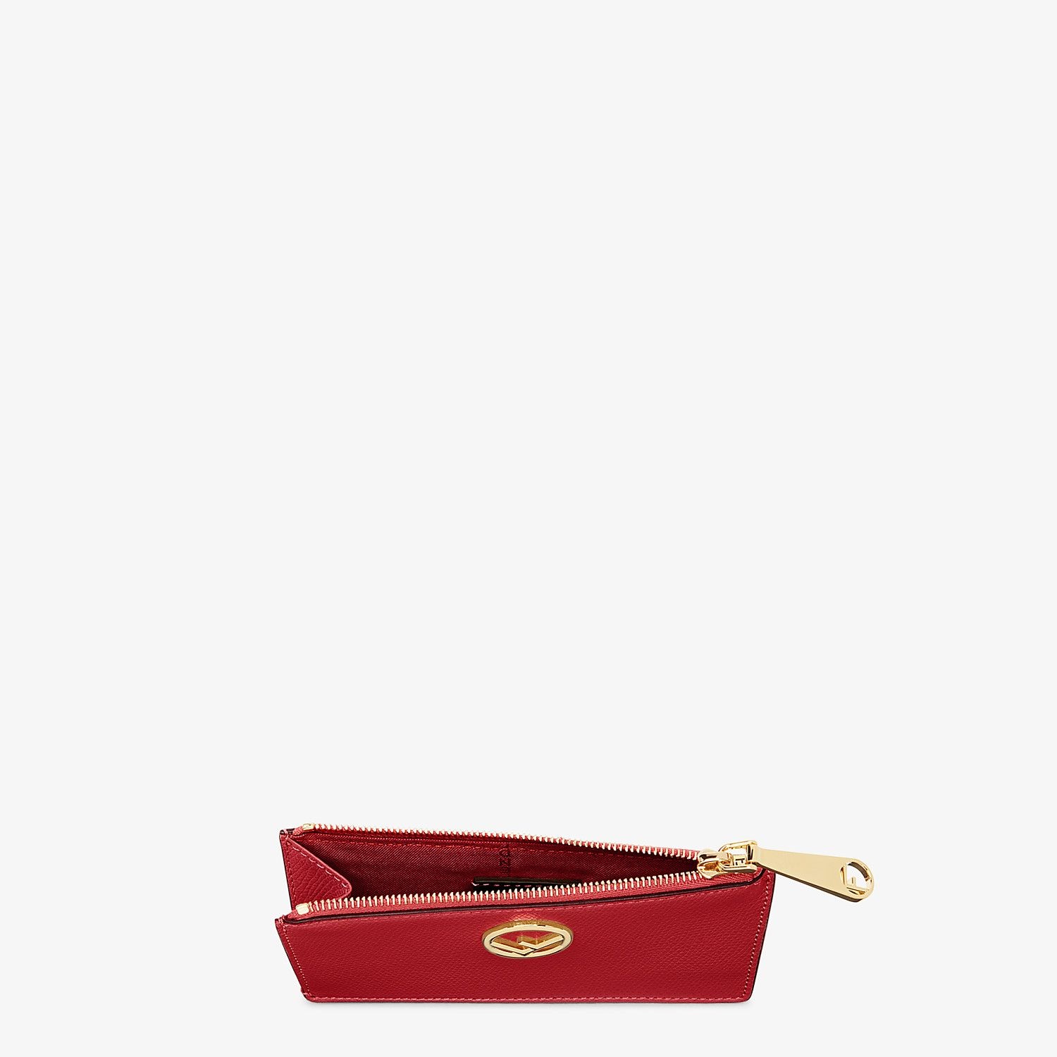 Red leather pouch - 4