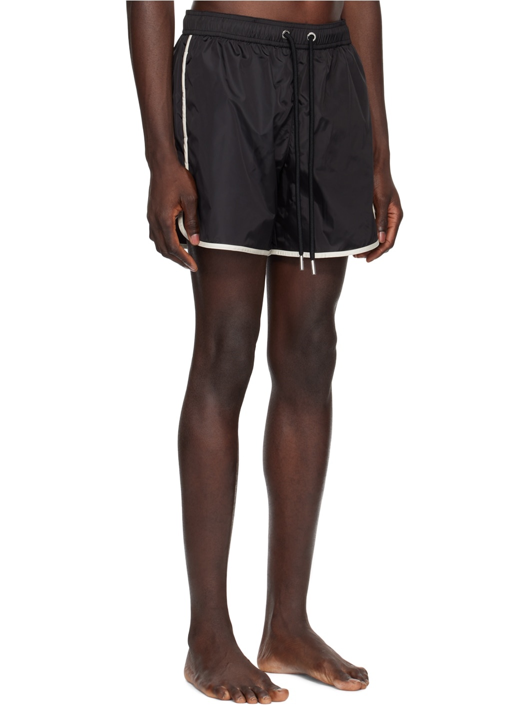 Black Patch Swim Shorts - 2