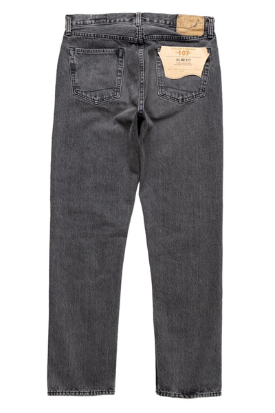 orSlow 107 Ivy Fit Black Denim Stone Wash outlook