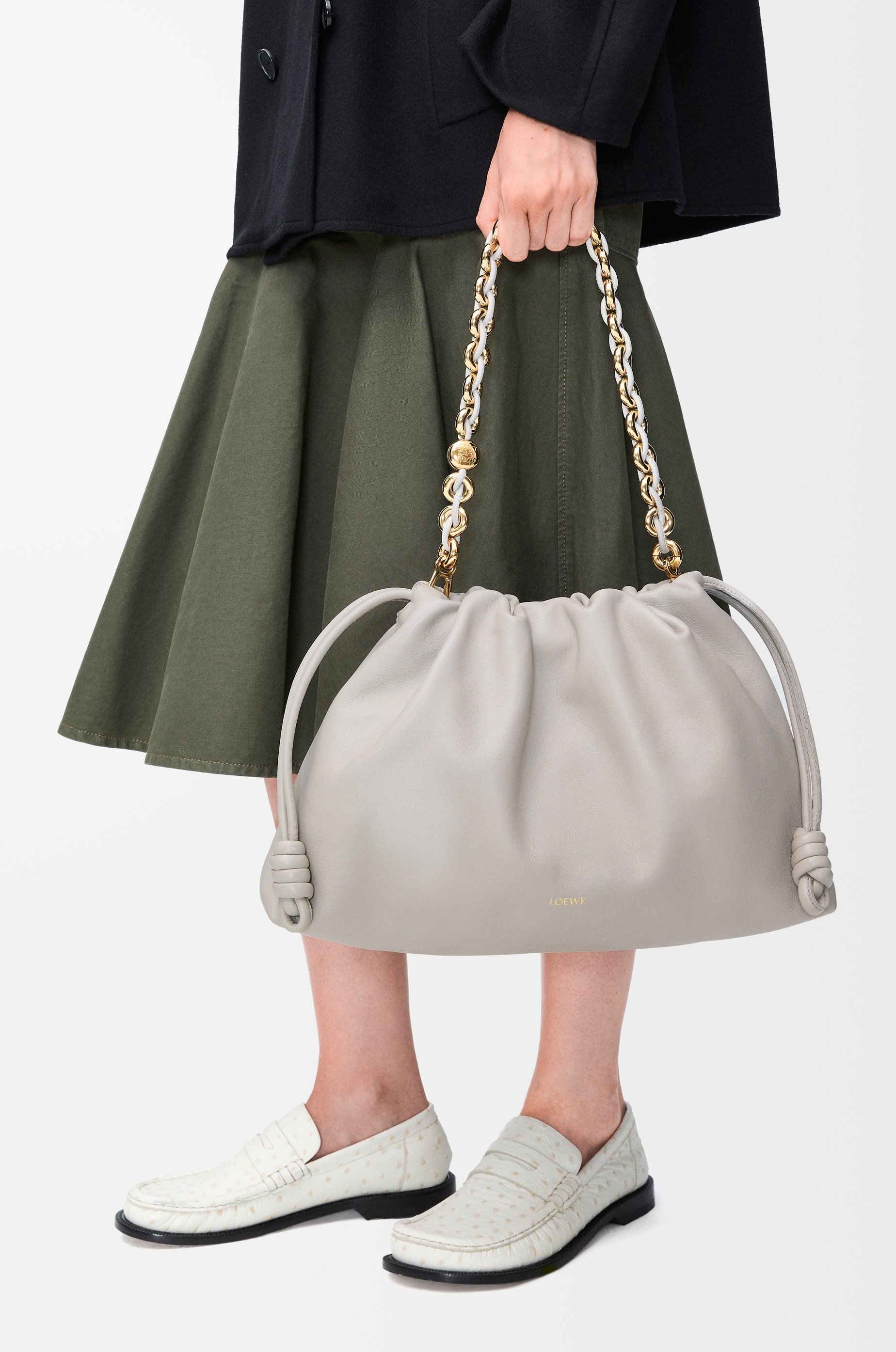 Large Flamenco purse in mellow nappa lambskin - 3