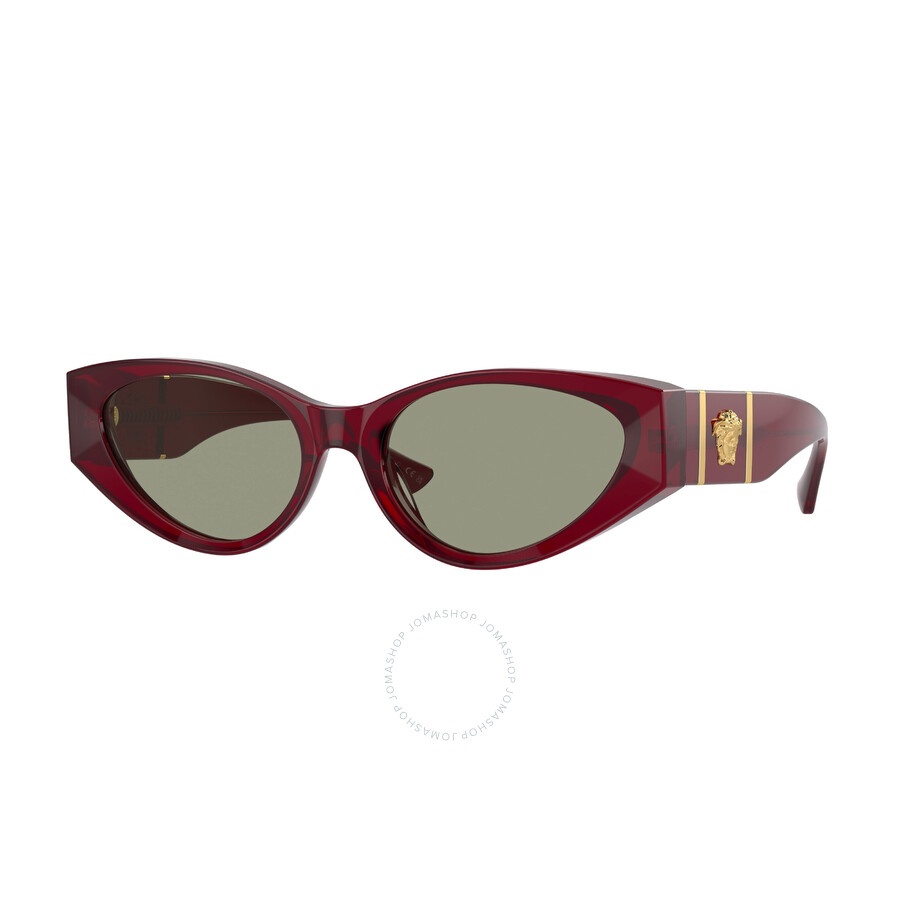 Versace Green Cat Eye Ladies Sunglasses VE4454 5430/2 55 - 1