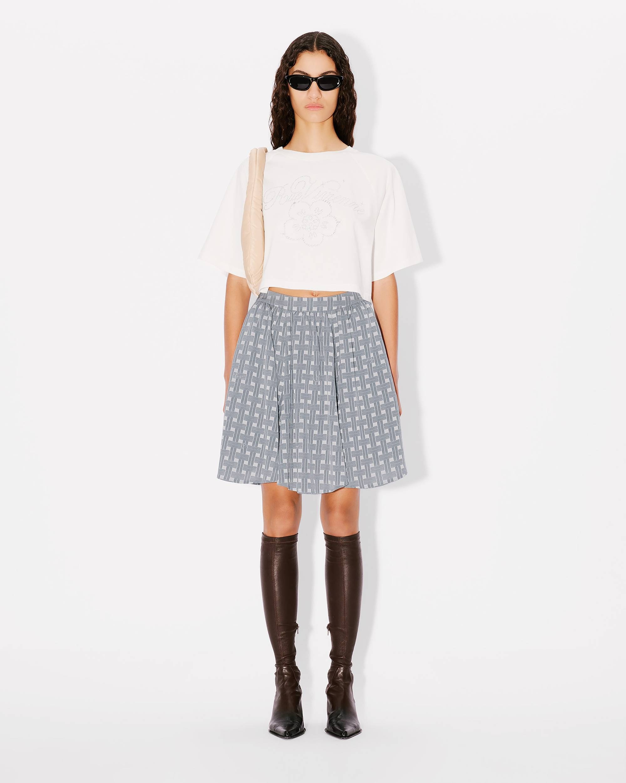 Jacquard short skirt - 3