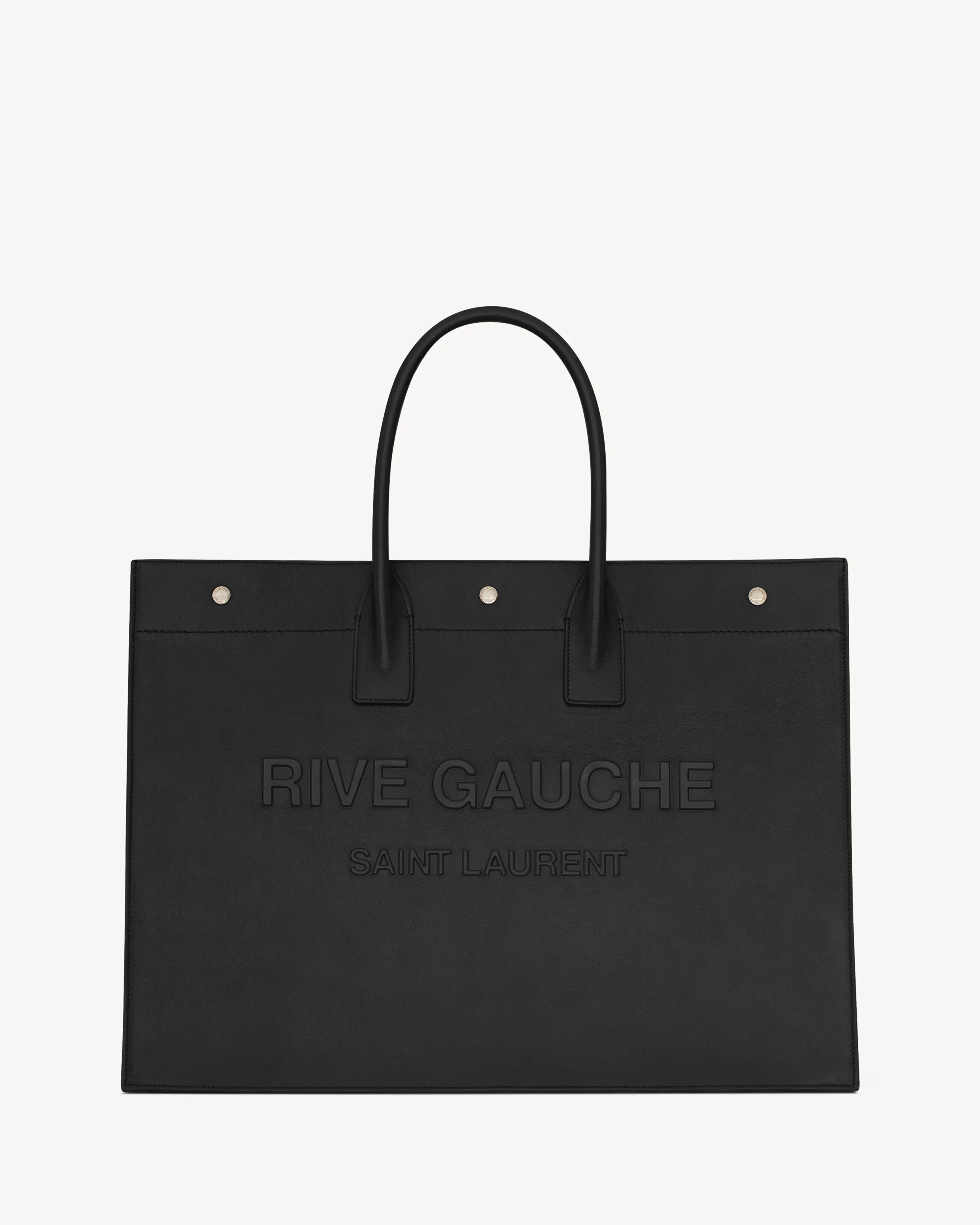 RIVE GAUCHE LARGE TOTE BAG IN SMOOTH LEATHER - 1
