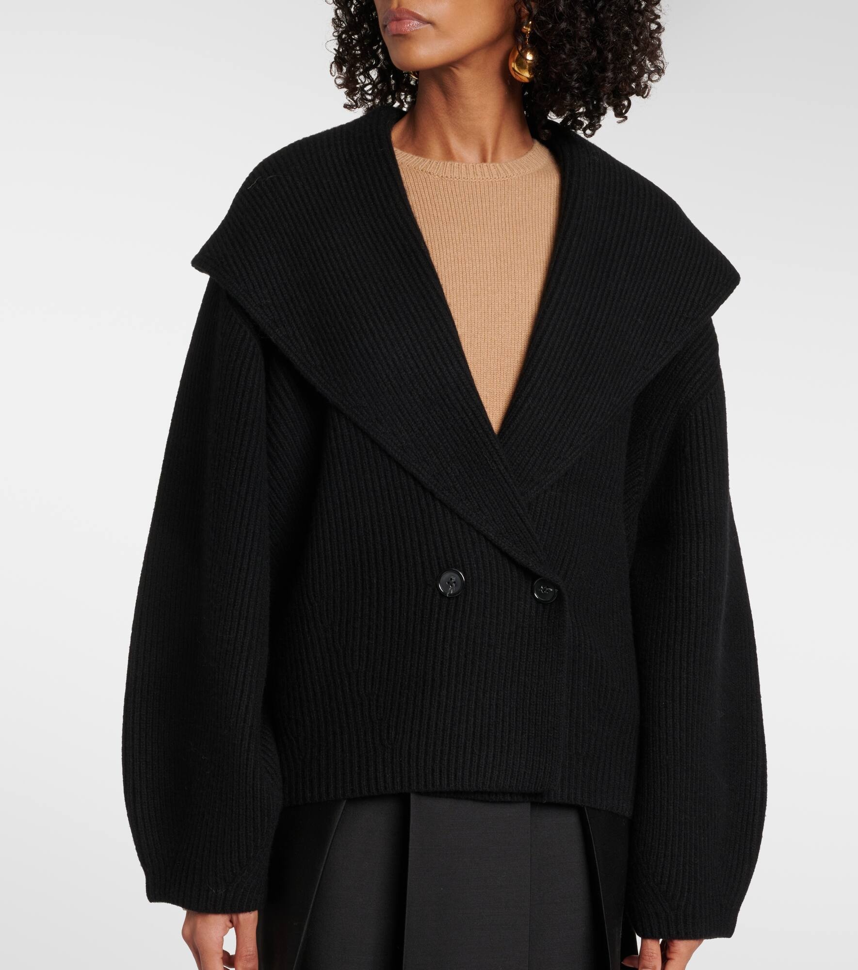 Wool-blend cardigan - 6