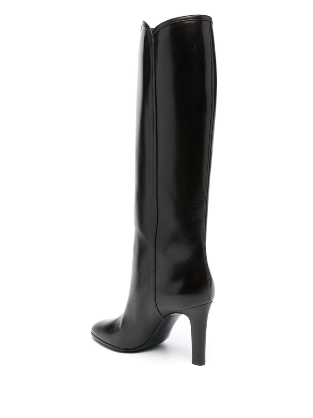 Jane monogram leather boots - 3