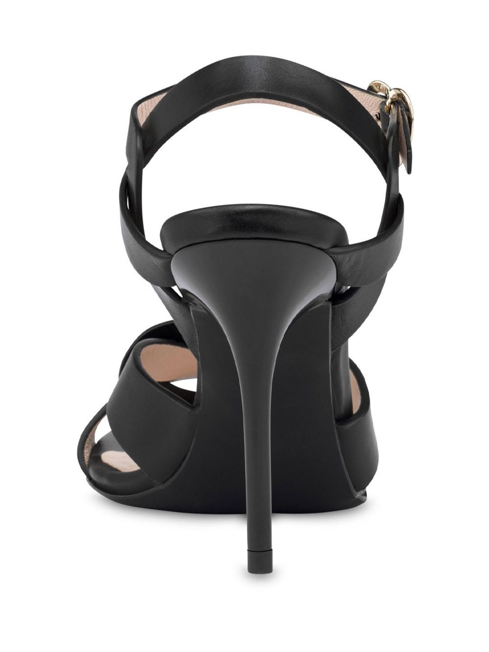 100mm leather sandals - 3