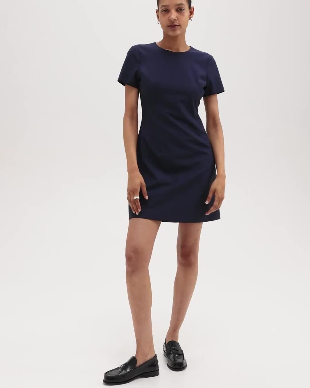Sheath Dress in Good Wool - 6