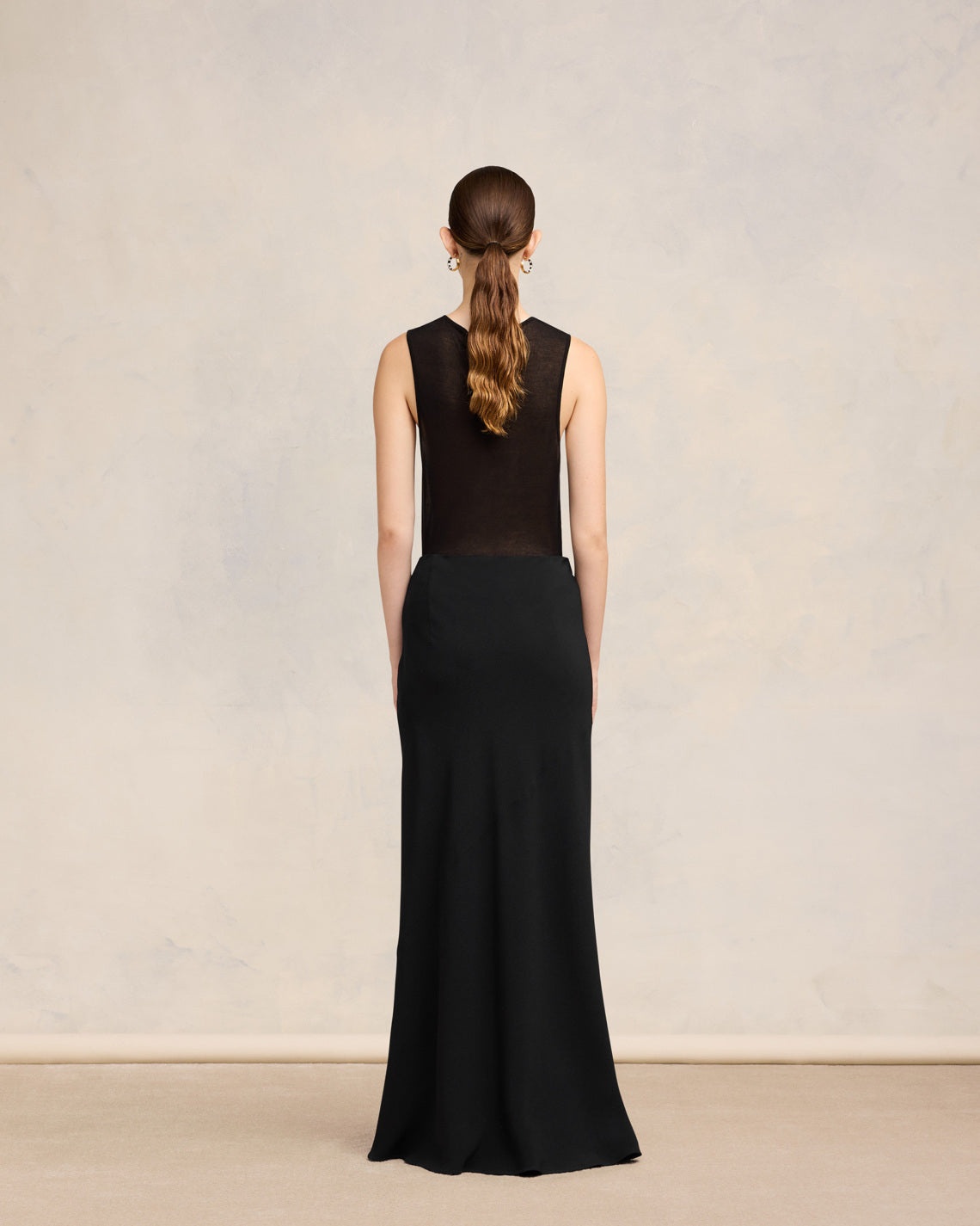 LONG SKIRT WITH BIAS CUT - 4