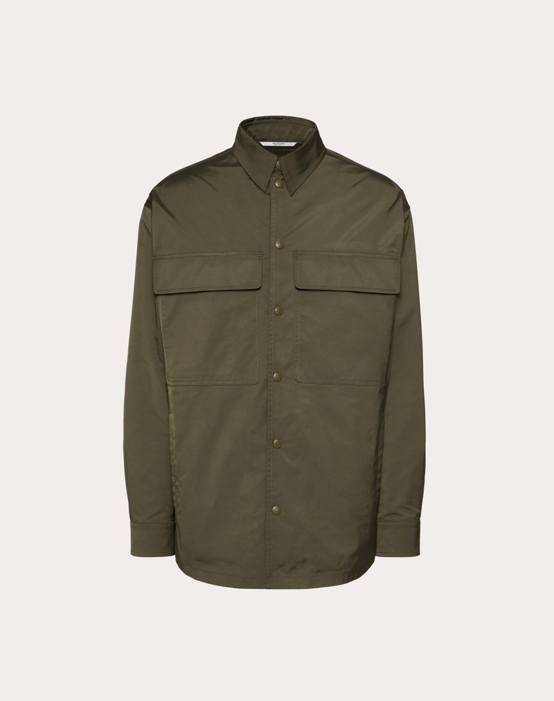 NYLON SHIRT JACKET WITH VLTN TAG 1