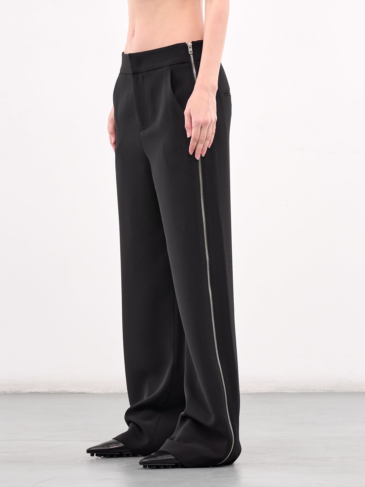 Side Zip Trousers - 2