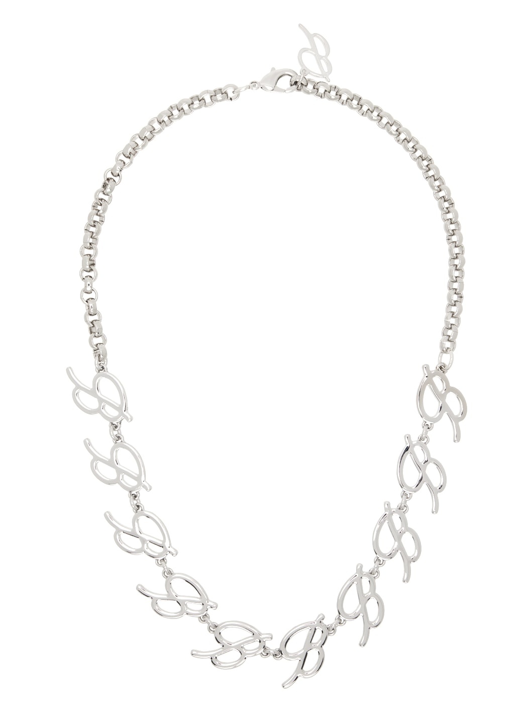 Silver Collana B Choker - 1