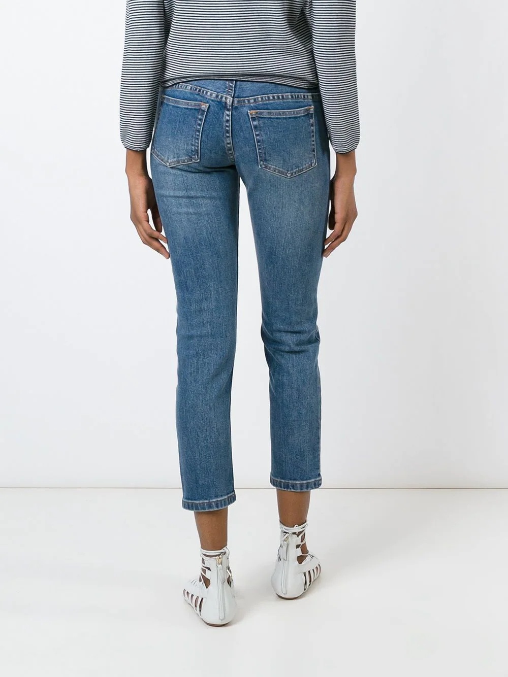 cropped jeans - 5