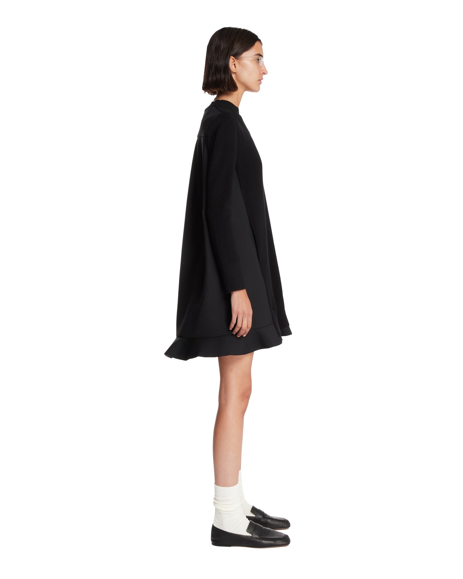 Black Flared Dress - 5