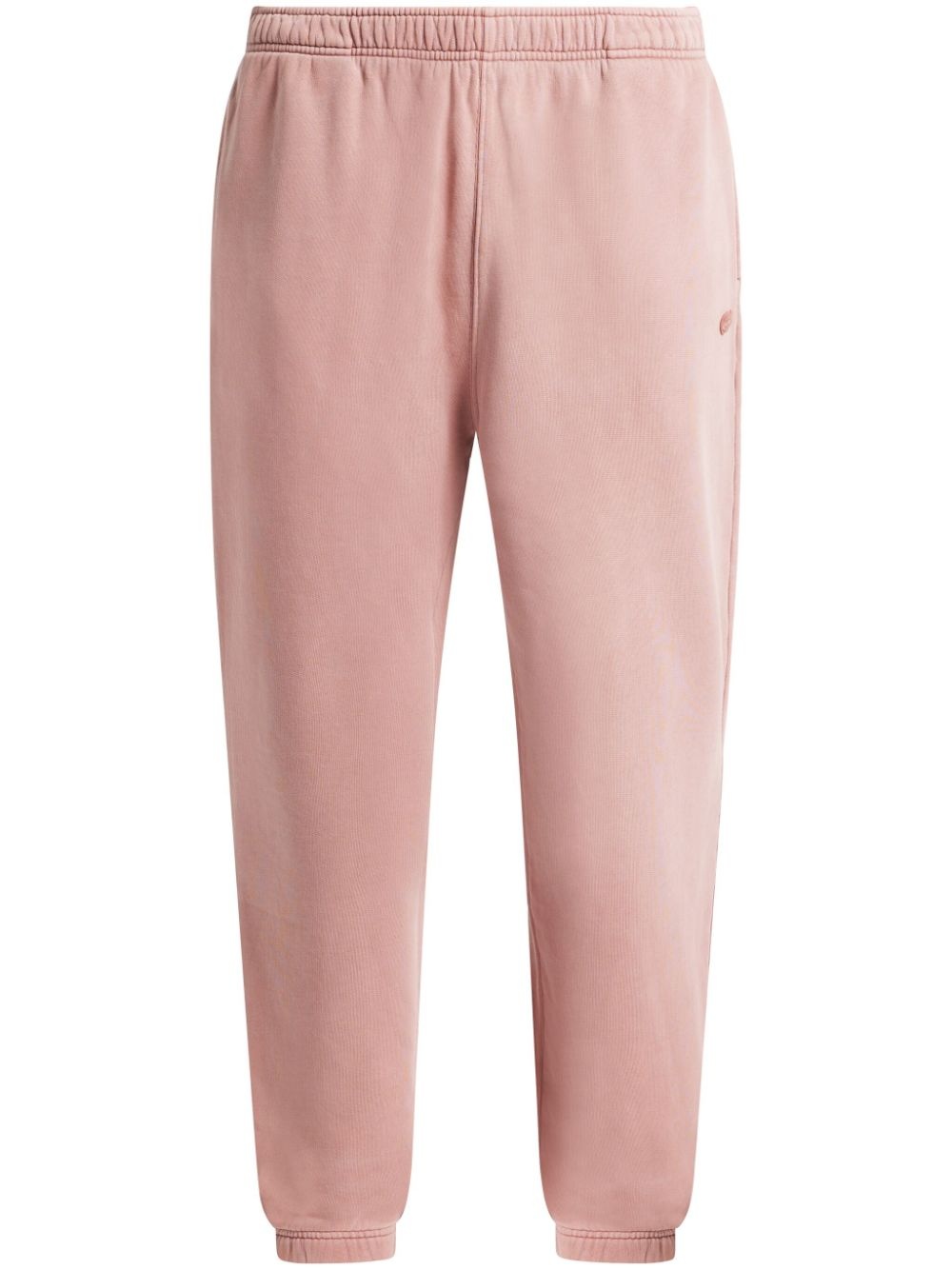 cotton-fleece track pants - 1