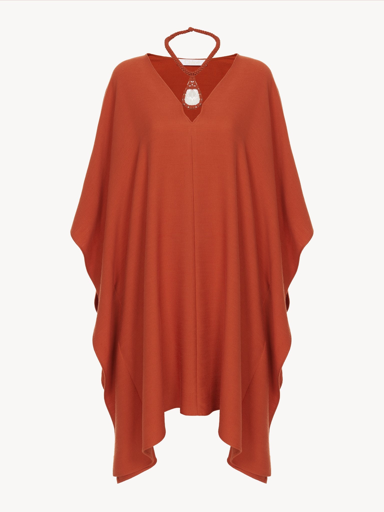 CAFTAN-INSPIRED SHORT DRESS - 4